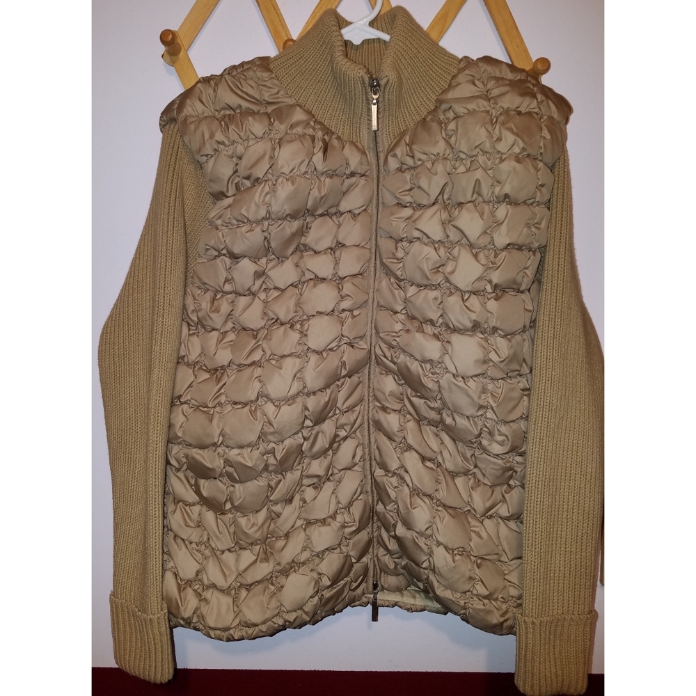 Eastside Westside Tan Puffer Jacket